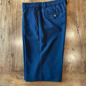 THEORY Palmer Black Wool Bermuda Shorts 0